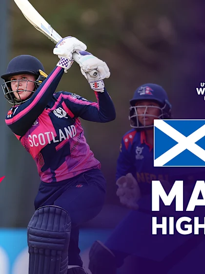 Scotland's last-wicket pair win Nepal thriller | Match Highlights | U19WC 2025