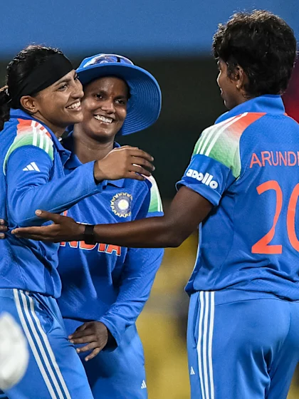 Sneh Rana gets through the defence | CWC25