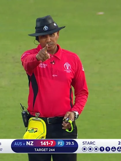 Logo of CWC19: NZ v AUS - Sodhi out LBW
