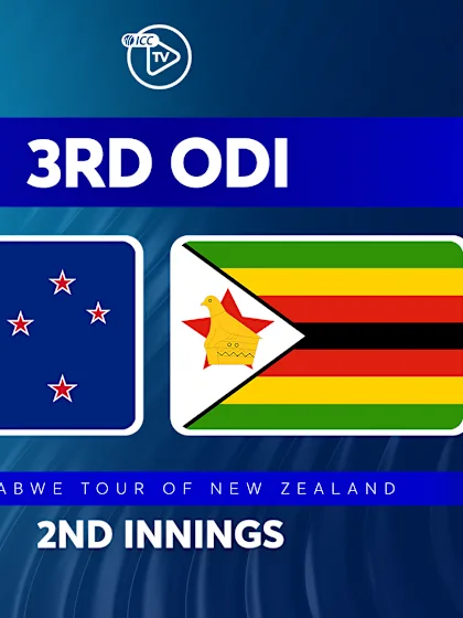 3rd ODI: New Zealand v Zimbabwe (2nd Innings)