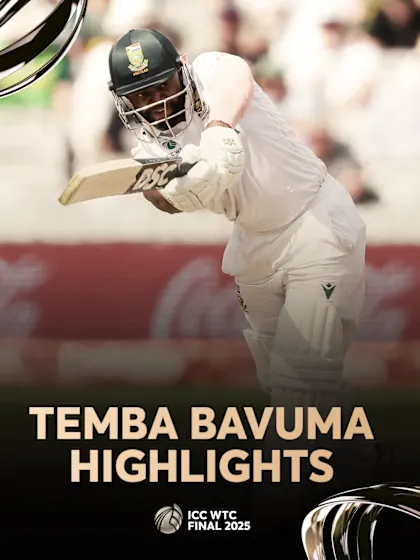 Logo of Bavuma leads Proteas push with a captain's knock | Player Highlights | WTC25 Final
