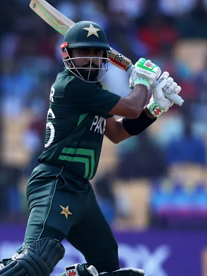 Babar overcomes tricky surface with a splendid 74 | CWC23