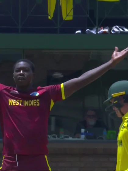 Aryan Sharma - Wicket - Australia vs West Indies