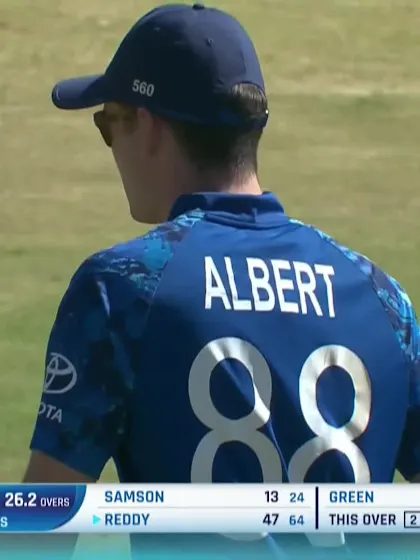 Snehith Reddy - Wicket - New Zealand vs England