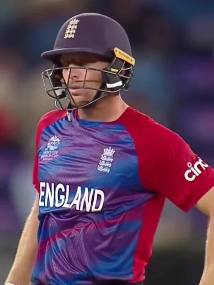 Buttler brings up his fifty with a big six