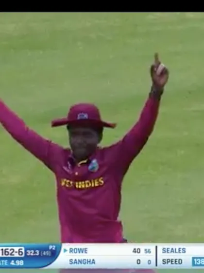 ICC U19 CWC: AUS v WI – Melius stunner sees off well set Rowe