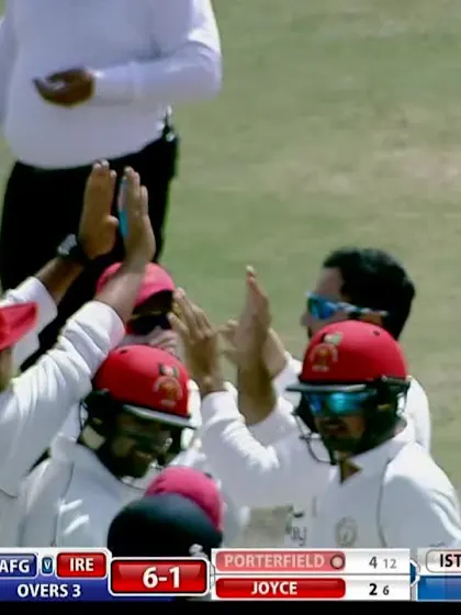 Rashid's five-for to savour, and other highlights from Day 2 of Afghanistan v Ireland at ICC Intercontinental Cup match
