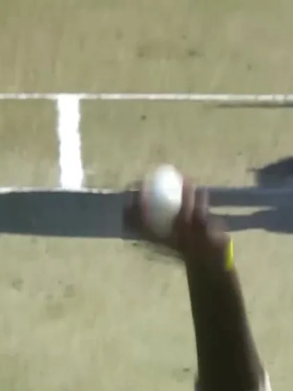 Zhuwao is caught by Paul off Holder for a five-ball duck