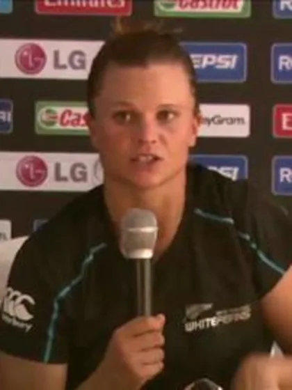 Logo of Suzie Bates disappointed