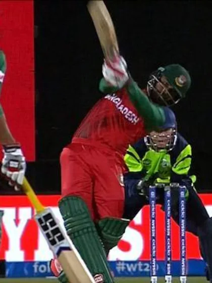 Tamim Iqbal hits a huge six!