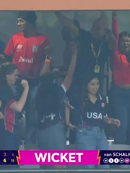 Fred Klaassen - Wicket - United States of America vs Netherlands