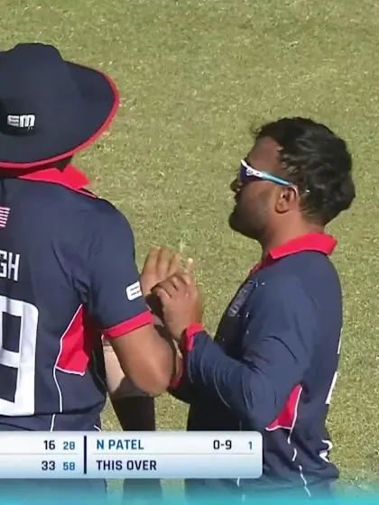 Logo of Rohit Paudel - Wicket - Nepal vs USA
