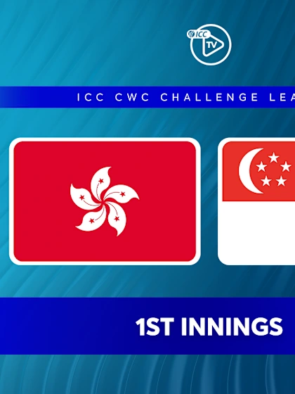 Hong Kong, China v Singapore (1st Innings)