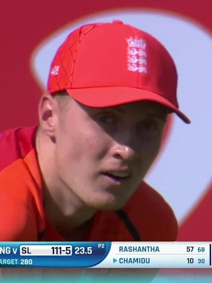 ICC U19 CWC: SL v ENG – Evison runs out Wijesinghe to push Sri Lanka further in trouble