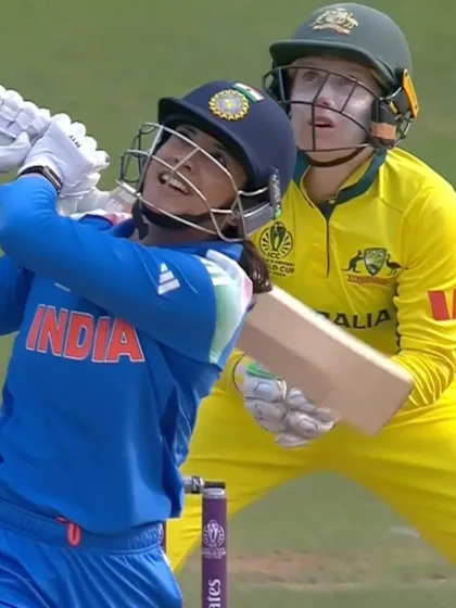 Mandhana brings about a milestone with a maximum | CWC25