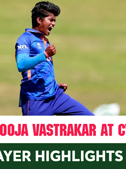 Logo of India’s new all-round star Pooja Vastrakar | CWC22