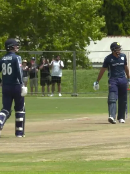 ICC U19 CWC: ZIM v SCO – Sajjad fights lone battle with 71-ball 68