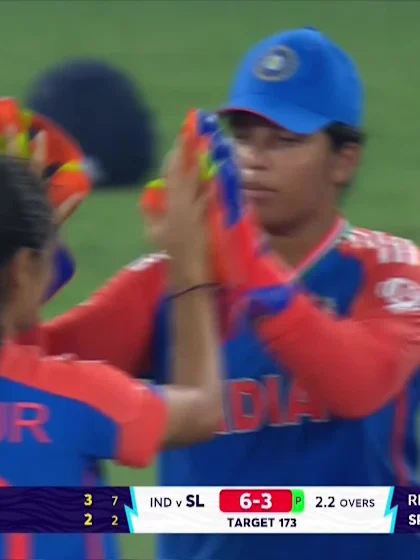 Logo of Harshitha Samarawickrama - Wicket - India vs Sri Lanka