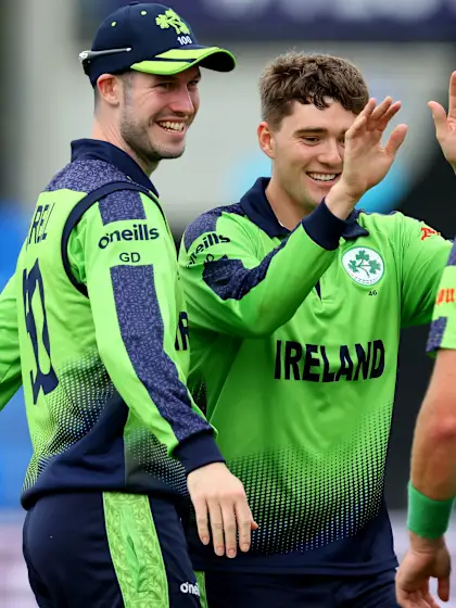 Logo of Wicket - Evin Lewis - Ireland v West-Indies ICC T20WC 2022