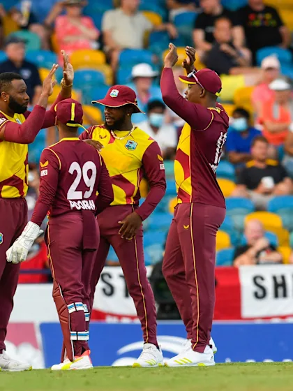 West Indies name unchanged T20I squad for India tour