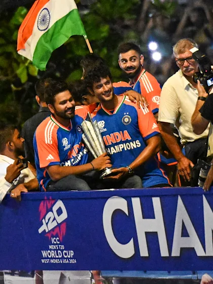 Logo of India return to heroes’ welcome following T20 World Cup triumph