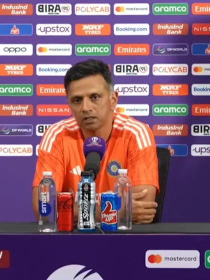 19 November - Ahmedabad - India Coach Rahul Dravid post-match press conference
