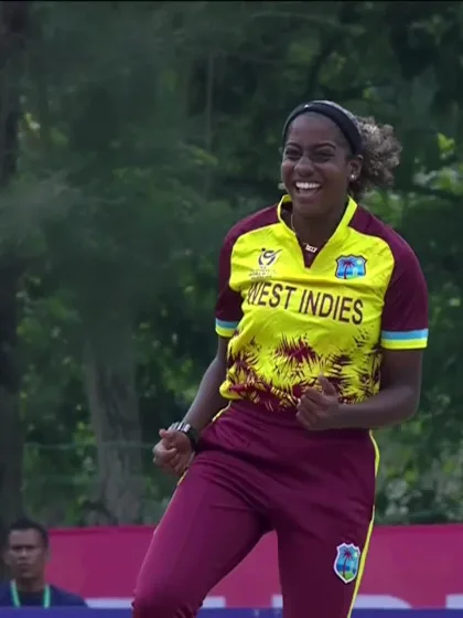Logo of M Nanayakkara with a Batting vs West Indies Women Under-19