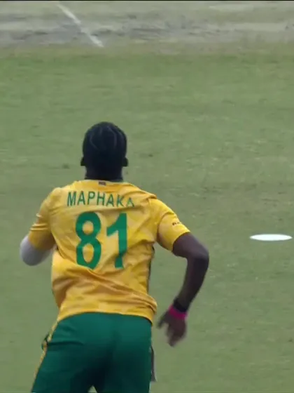 Syed Haider - Wicket - South Africa vs United Arab Emirates