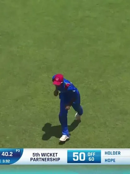 Mujeeb Ur Rahman's 3/33 against West Indies at CWCQ