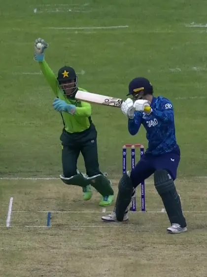 S Morgan with a Batting vs. Pakistan