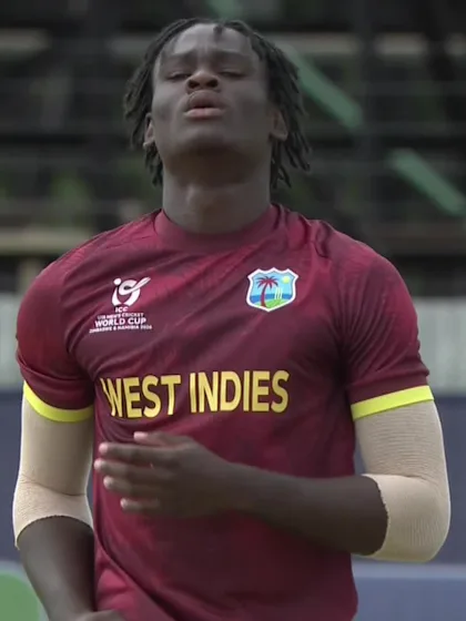 Darpan Jobanputra with a Four vs. West Indies