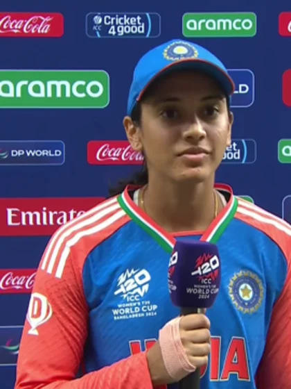 Smriti Mandhana talks about India's blazing performance against Sri Lanka | WT20WC 2024