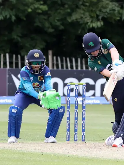Orla Prendergast guides Ireland to record chase after Vishmi Gunaratne's maiden ton
