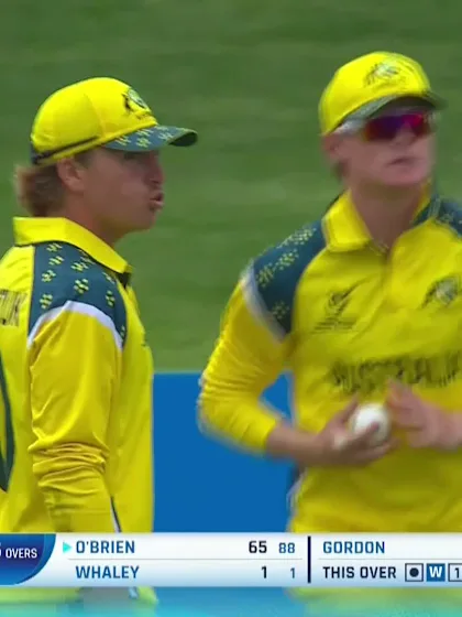 R O’Brien with a Four vs. Australia