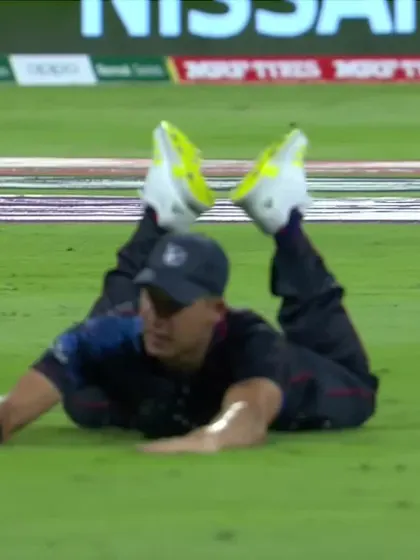 Namibia's first ever T20 World Cup wicket