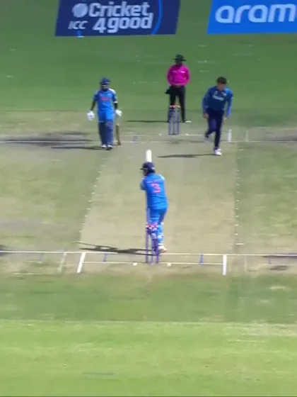 Vaibhav Sooryavanshi with a Four vs. England