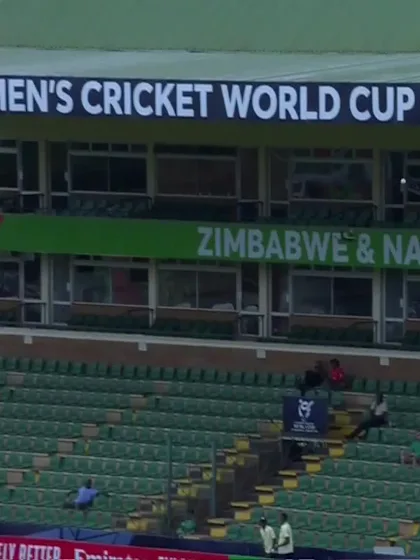 R Hossan with a Four vs. Zimbabwe