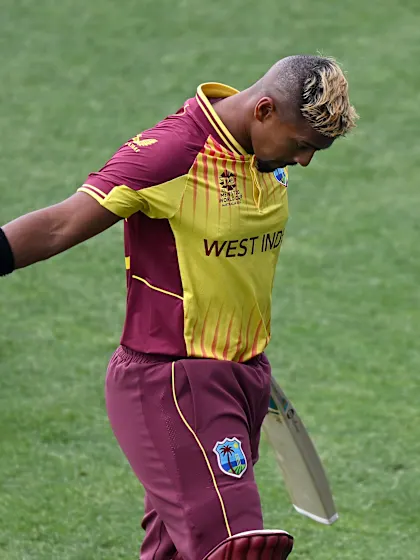 Logo of Wicket - Nicholas Pooran - Ireland v West-Indies ICC T20WC 2022