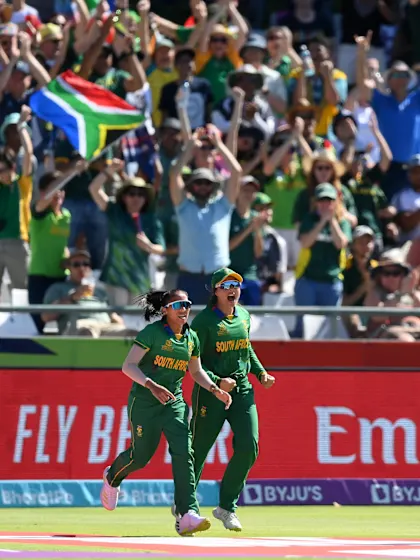 Logo of Sune Luus takes tough catch in the deep | Women's T20WC 2023