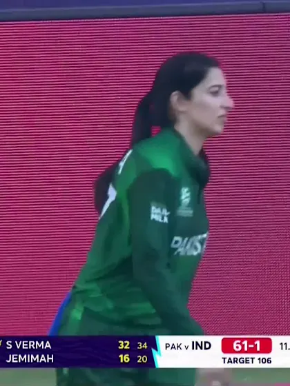 Logo of Shafali Verma - Wicket - India vs Pakistan