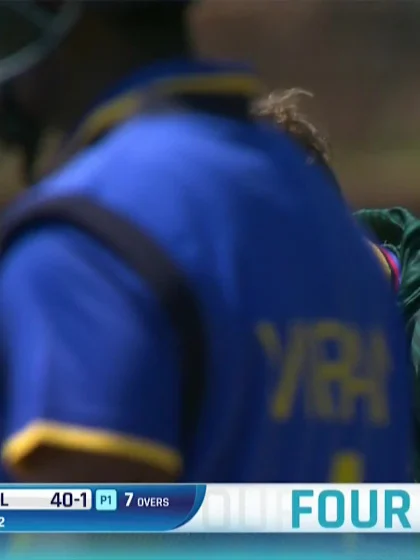 Senuja Wekunagoda with a Four vs. South Africa