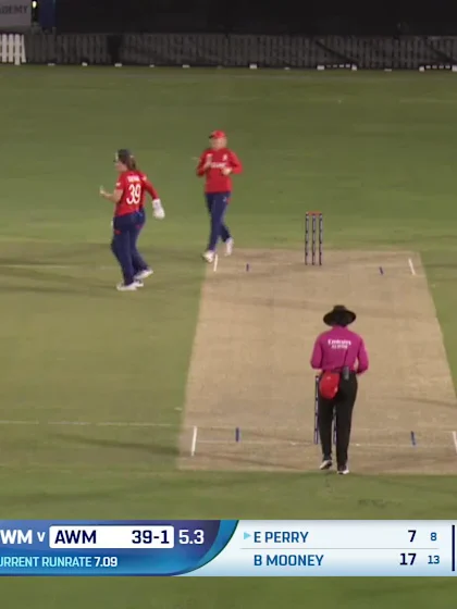 Logo of Ellyse Perry - Wicket - Australia Women vs England Women