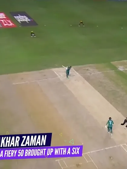 Nissan POTD: Fakhar Zaman's 50 with a six
