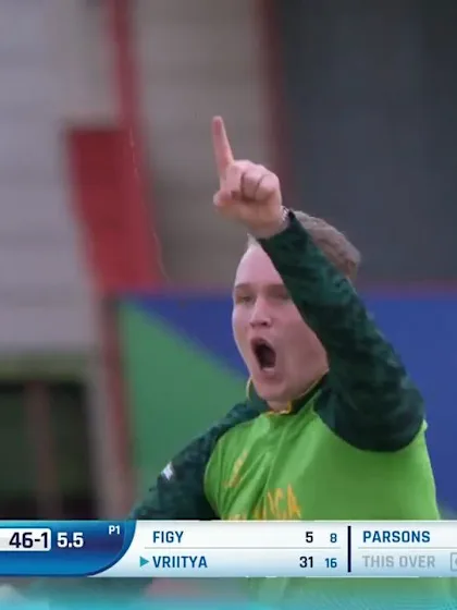 ICC U19 CWC: SA v UAE – Parsons finds Aravind's top-edge