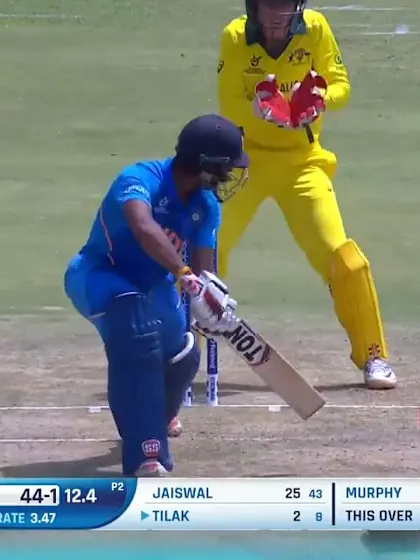  ICC U19 CWC: IND v AUS – Varma edges one to slip