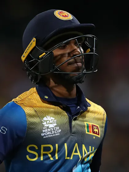 Logo of Nissanka falls after brilliant half-century | T20WC 2022
