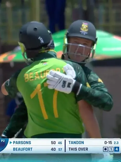 ICC U19 CWC: SA v UAE – Highlights of Parsons' 84