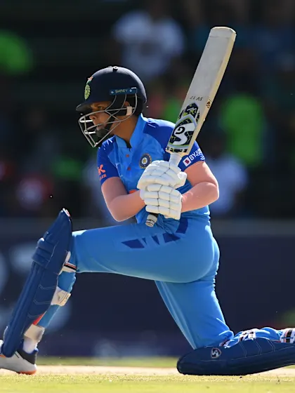 18-year-old Indian superstar Shafali Verma blasts six boundaries off a single over