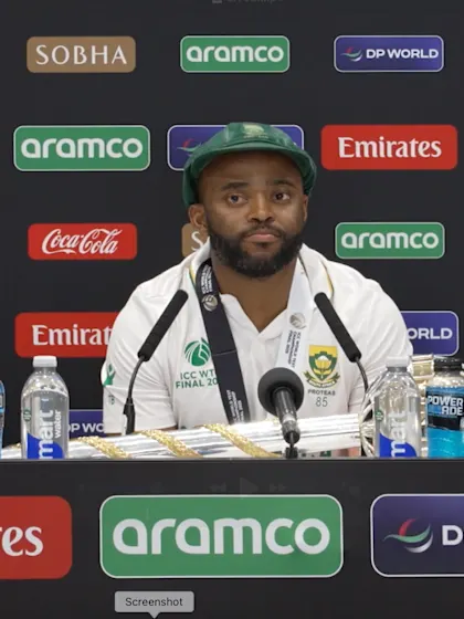 Logo of Temba Bavuma- South Africa WTC Final 2025, Day 4 press conference, 14 June