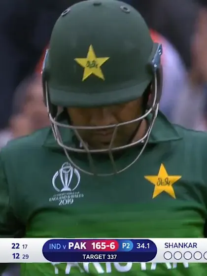 CWC19: IND v PAK - Pakistan's wickets